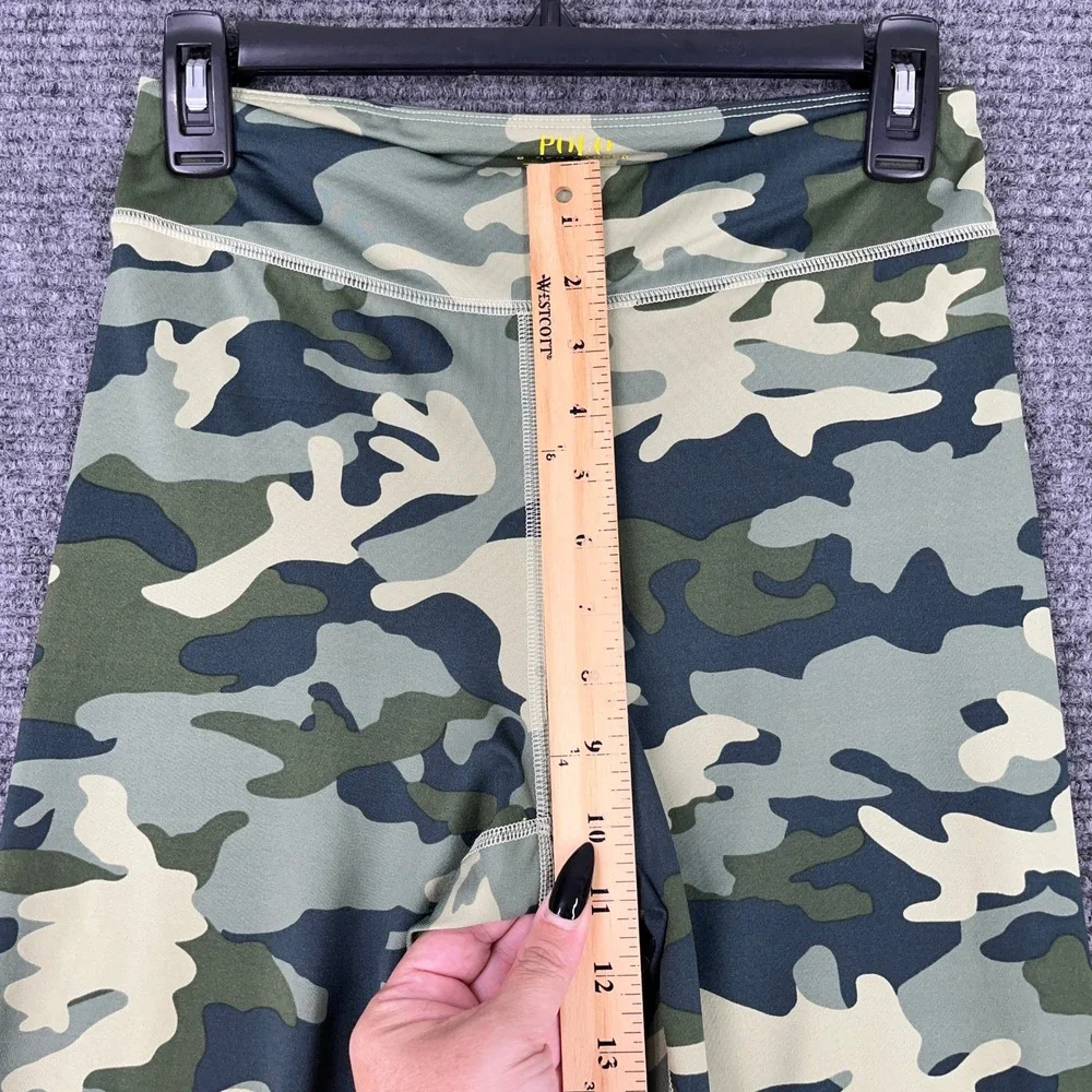 Polo Ralph Lauren Camo Leggings Girls XL Camouflage High Rise‎ Athletic Gym Yoga